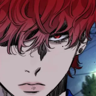 🚲 bc405542 Anime, Desenho animado, Retrato, Cabelo ruivo, Personagem telegram sticker