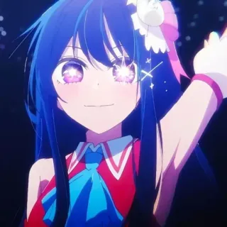 😊 57401780 Anime, Meisje, Idool, Schattig, Glitterend telegram sticker