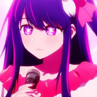 🙂 94b38dea Anime, Meisje, Idool, Microfoon, Zangeres, Leuk, Kawaii telegram sticker