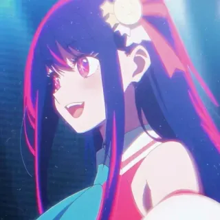 😀 970fe6c1 Anime, Meisje, Idool, Portret, Illustratie telegram sticker