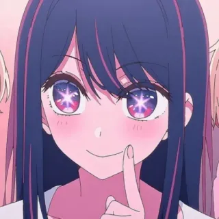 🙂 a6633276 Anime, Meisje, Knipoog, Schattig, Sprankel, Cartoon telegram sticker