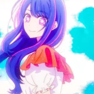 🙂 aa9a47eb anime, cartoon, meisje, portret, kunst, illustratie telegram sticker