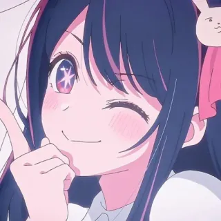 😉 afc32275 Anime meisje, Knipoog, Schattig, Anime, Manga, Personage telegram sticker