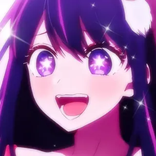 🤩 cf450e53 Anime, Meisje, Leuk, Kawaii, Sprankel, Manga, Karakter telegram sticker