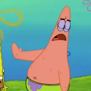 🔐 b955afa4 Patrick Star Spongebob Squarepants แพทริก สตาร์, สพันจ์บ็อบ, การ์ตูน, ตัวละคร, นิคเคิลโลเดียน telegram sticker