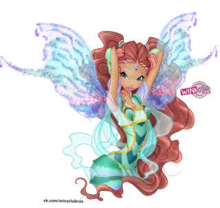 😅 6ddb1e36 นางฟ้า, การ์ตูน, วินซ์คลับ, เวทมนตร์, ปีก whatsapp sticker