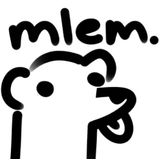 👅 69e8d516 mlem. 강아지, 귀여운, 동물, 만화, 낼름, 혀 telegram sticker