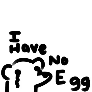 😢 96d1271e I have no egg 계란, 음식, 슬픈 telegram sticker