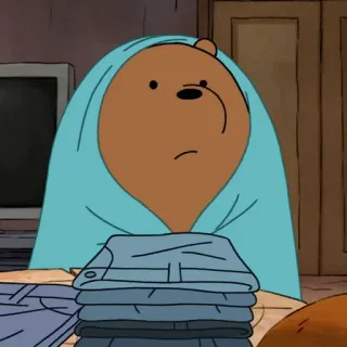 we bare bears 🍑 @peachpuffy whatsapp stickers