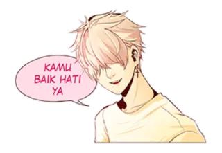 🙂 7ad9aa20 KAMU BAIK HATI YA Аниме, Мультфильм, Милый, Манга, Сладкий, Добрый telegram sticker