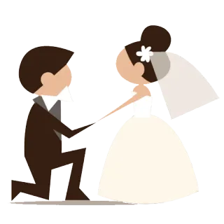 Wedding telegram stickers