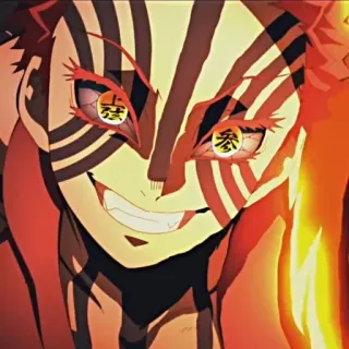 ✊ 9008969f Akaza Demon Slayer Anime, Iblis, Akaza, Demon Slayer, Karakter whatsapp sticker