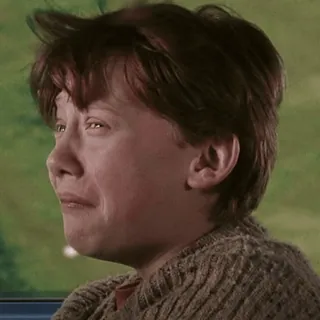 😰 2cf6481f Ron Weasley Harry Potter рон уизли, гарри поттер, фильм, грустный, плачет telegram sticker