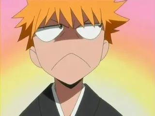 😂 9903f590 Ichigo Bleach Anime, Manga, Ichigo Kurosaki, Expresión, Dibujo animado, Enojado, Personaje telegram sticker