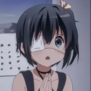 🙏 3540b8f4 Anime, Dziewczyna, Słodkie, Opaska na oko telegram sticker