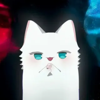 ❤️ ca2d45c8 kot, anime, słodki, zwierzę, zwierzak telegram sticker