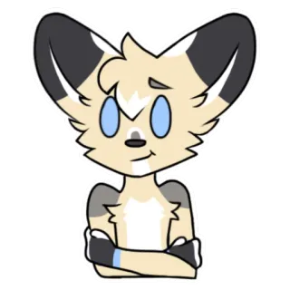 😅 4e308bfd hoạt hình, động vật, cáo, nhân vật, dễ thương, lông lá, bản vẽ telegram sticker