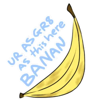 🍌 83f5e7ac UR AS GR8
AS this here
BANAN chuối, vui nhộn, dễ thương, đồ ăn, trái cây, nhãn dán, tuyệt vời telegram sticker