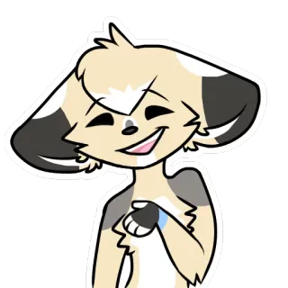 😄 a69d5e43 Hoạt hình, Chó, Anime, Furry, Dễ thương, Hoạt họa, Nhân vật telegram sticker