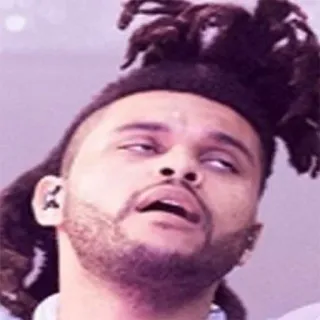 😩 34b68673 The Weeknd ca sĩ, nhạc sĩ, The Weeknd, nghệ sĩ telegram sticker