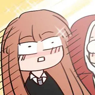 🍂 69fac453 Мультфильм, Смешной, Выражение, Девушка, Аниме, Милый telegram sticker