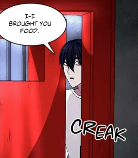 ✋ 4e1a3529 I-I BROUGHT YOU FOOD. whatsapp sticker