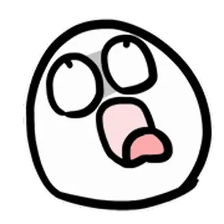 😃 305ac407 Meme, Trollface, Meme Internet, Terkejut, Reaksi, Kartun telegram sticker