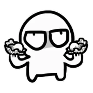😃 b42b7dcf Kartun, Karakter, Squidward, Tiram, Lucu, Meme telegram sticker