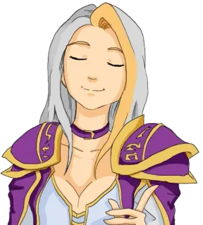 👍 9d0f166d Anime, Personaje, Mujer, Fantasía, Maga, Paz telegram sticker