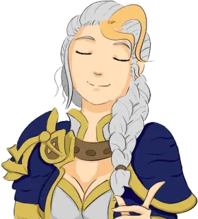 👍 a4845afc mujer, personaje, fantasía, cuernos, mujer, mago, anime telegram sticker