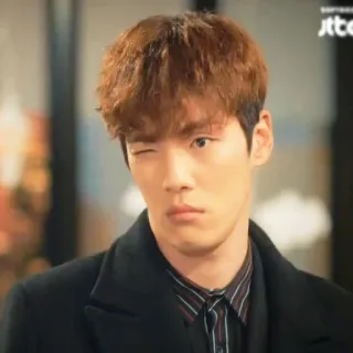 😉 05c5e52d zwinkernd, person, mann, porträt whatsapp sticker