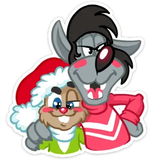 Well, happy New Year! telegram stickers