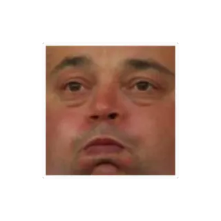 😐 07247cb5 顔, 男性, ポートレート, クローズアップ telegram sticker