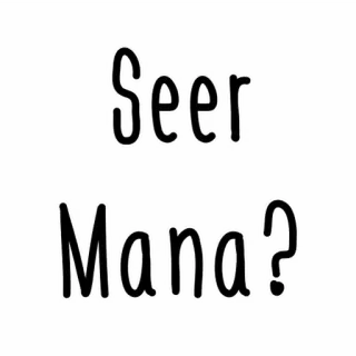 👳 327715d2 Seer Mana? text, question, humor, sticker telegram sticker