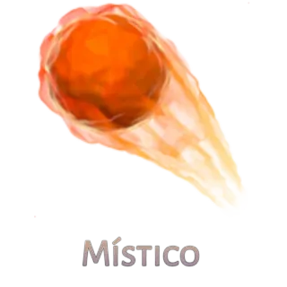 ☄️ 15173180 MÍSTICO mistyczny, pomarańczowa kula, światło, energia, Mistyczny telegram sticker