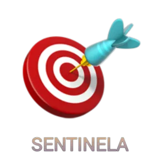 🎯 d8c0224e SENTINELA tarcza, rzutka, wartownik, centrum, strzała telegram sticker