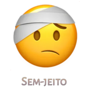 🤕 f050fde0 Sem-jeito Emoji, Ranny, Opaska, Smutny, Niewygodny, Niezręczny telegram sticker