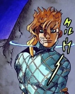 🤨 6a1acb75 Guido Mista JoJo's Bizarre Adventure Anime, Manga, Karakter, Jojo, Part 5, Golden Wind telegram sticker