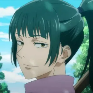 😉 e5b20f58 Maki Zenin Jujutsu Kaisen Maki Zenin, Jujutsu Kaisen, Anime, Mulher, Personagem, Rabo de cavalo, Animação whatsapp sticker