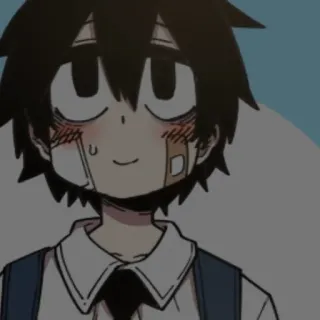 🤍 7c208598 Anime, Chico, Vendajes, Lindo, Sonrojo, Dibujos animados telegram sticker