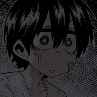 🤍 9f933c5e Anime, Manga, Chico, Triste, Herido telegram sticker