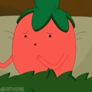 🥵 993adbc0 @EARTH928B cartoon, aardbei, schattig, personage, illustratie telegram sticker