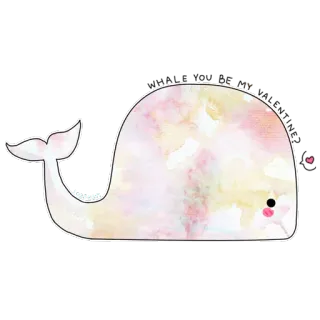 😍 81a5b4ff baleine, mignon, animal, mer, mammifère, kawaii whatsapp sticker