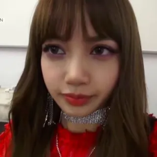 ✨ 555a85ff Lisa donna, kpop, cantante, lisa, blackpink, idol, celebrità telegram sticker