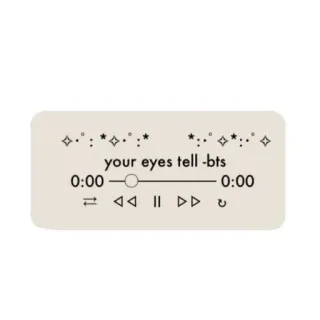 🌷 8950837b your eyes tell -bts musik, lagu, BTS, Your Eyes Tell, audio, Kpop whatsapp sticker