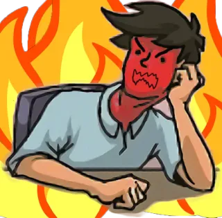 😡 f77797cd tức giận, buồn bã, giận dữ, khó chịu, hoạt hình, bực bội telegram sticker