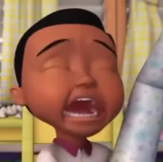 🔱 8925fdc8 плакать, грустный, мультик, расстроенный, эмоциональный, мальчик telegram sticker