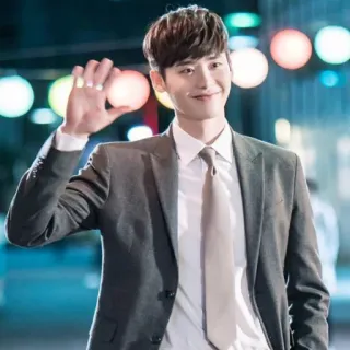 👋 61f3be13 남자, 정장, 손 흔드는, 한국인, 배우 telegram sticker