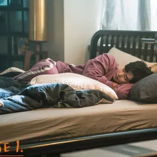 😴 e1709171 SLEEP 수면, 침실, 침대, 사람, 누워있는, 휴식 telegram sticker