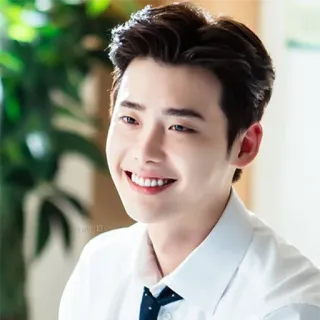 😁 f9e91a33 Lee Jong-suk 배우, 한국인, 유명인, 남자, 미소 telegram sticker